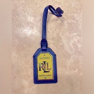 Golden bag tag from Lauren Ralph Lauren Women's Milford Olivia Reversible Tote